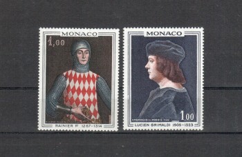 Monako Michelnummer 876 - 877 postfrisch Monako Michelnummer 876 - 877 postfrisch