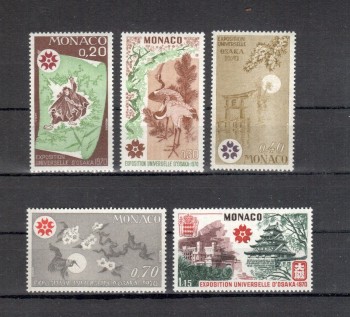 Monako Michelnummer 960 - 964 postfrisch Monako Michelnummer 960 - 964 postfrisch