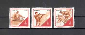moskau023 Brasilien Michelnummer 1776 - 1778 postfrisch