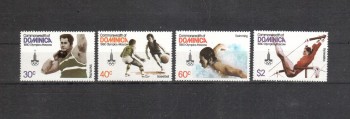 moskau040 Dominica Michelnummer 667 - 670 postfrisch