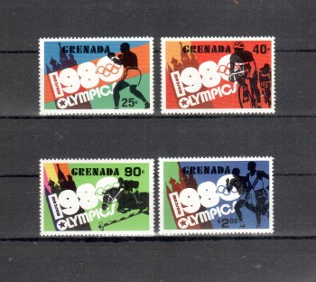 moskau056 Grenada Michelnummer 1021 - 1024 postfrisch