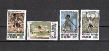 moskau084 Kongo Brazzaville Michelnummer 786 - 789 postfrisch