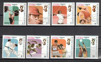 moskau087 Kuba Michelnummer 2454 - 2461 postfrisch