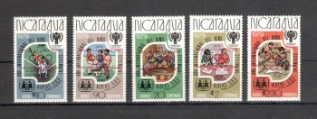 moskau122 Nicaragua Michelnummer 2080 - 2084 a postfrisch