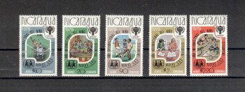 moskau123 Nicaragua Michelnummer 2080 - 2084 b postfrisch