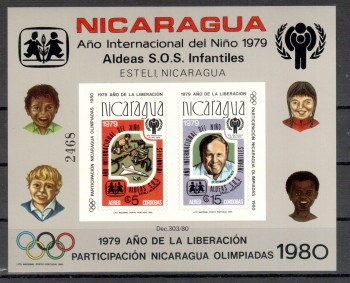 moskau127 Nicaragua Michelnummer Block 110 B postfrisch