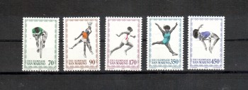 moskau176 San Marino Michelnummer 1214 - 1218 postfrisch moskau176 San Marino Michelnummer 1214 - 1218 postfrisch