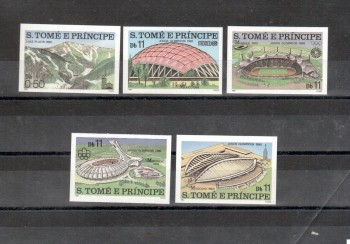 moskau205 St.Thomas + Prinzeninsel Michelnummer 632 - 636 B postfrisch