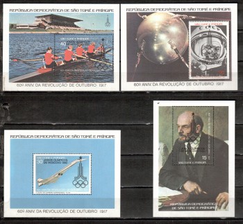 moskau209 St.Thomas + Prinzeninsel Michelnummer Block 49 - 52 A postfrisch