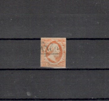 Niederlande Michelnummer 3 gestempelt Niederlande Michelnummer 3 gestempelt
