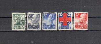 Niederlande Michelnummer 196 - 200 postfrisch Niederlande Michelnummer 196 - 200 postfrisch