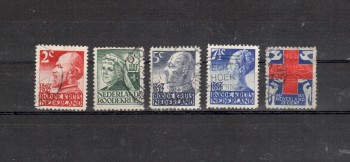 Niederlande Michelnummer 196 - 200 gestempelt Niederlande Michelnummer 196 - 200 gestempelt