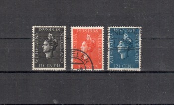 Niederlande Michelnummer 318 - 320 gestempelt Niederlande Michelnummer 318 - 320 gestempelt