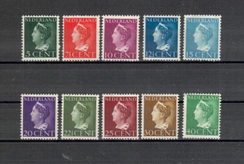 Niederlande Michelnummer 341 - 350 postfrisch Niederlande Michelnummer 341 - 350 postfrisch