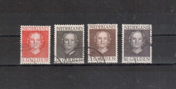 Niederlande Michelnummer 540 - 543 gestempelt