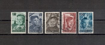Niederlande Michelnummer 575 - 579 gestempelt