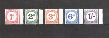 Ghana Porto Michelnummer  6 - 10 postfrisch 