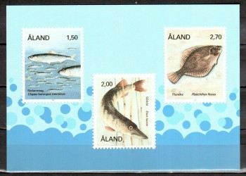 Finnland - Aland Postkarte 38 - 40