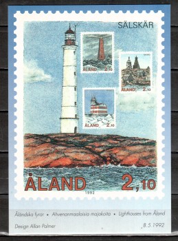 Finnland - Aland Postkarte 57 - 60