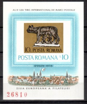 Rumaenien Michelnummer Block 155 postfrisch Rumaenien Michelnummer Block 155 postfrisch