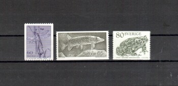 Schweden Michelnummer 1075 - 1077 postfrisch Schweden Michelnummer 1075 - 1077 postfrisch