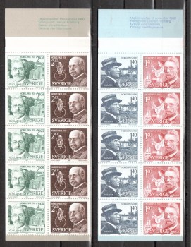 Schweden Michelnummer 1129 - 1132 MH 79 + 80 postfrisch Schweden Michelnummer 1129 - 1132 MH 79 + 80 postfrisch