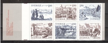 Schweden Michelnummer 1292 - 1297 MH 101 postfrisch