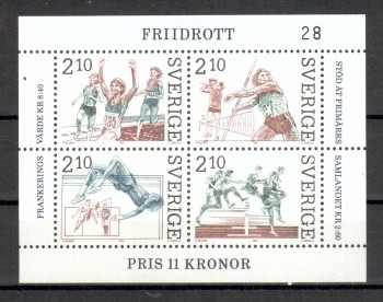 Schweden Michelnummer 1403 - 1406 Block 14 postfrisch