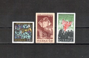 Schweden Michelnummer 1492 - 1494 postfrisch Schweden Michelnummer 1492 - 1494 postfrisch