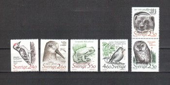 Schweden Michelnummer 1520 - 1525 postfrisch Schweden Michelnummer 1520 - 1525 postfrisch