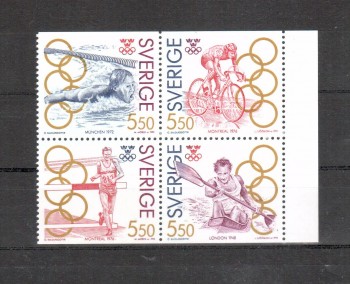 Schweden Michelnummer 1721 - 1724 postfrisch Schweden Michelnummer 1721 - 1724 postfrisch