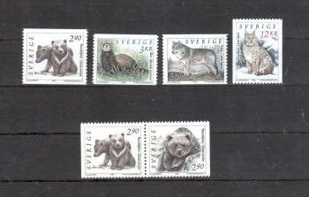 Schweden Michelnummer 1756 - 1760 postfrisch Schweden Michelnummer 1756 - 1760 postfrisch