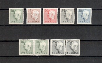 Schweden Michelnummer 356 - 360 postfrisch