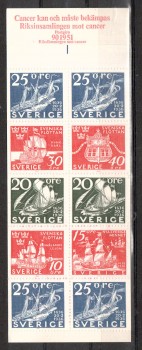 Schweden Michelnummer 560 - 565 MH 14 postfrisch