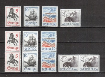 Schweden Michelnummer 590 - 593 postfrisch