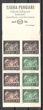 Schweden Michelnummer 618 - 620 MH 19 postfrisch