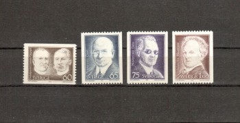 Schweden Michelnummer 786 - 789 postfrisch Schweden Michelnummer 786 - 789 postfrisch