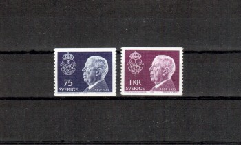 Schweden Michelnummer 826 - 827 postfrisch Schweden Michelnummer 826 - 827 postfrisch