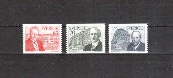 Schweden Michelnummer 886 - 888 postfrisch Schweden Michelnummer 886 - 888 postfrisch
