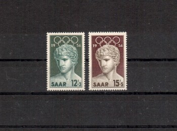 Saarland Michelnummer 371 - 372 postfrisch