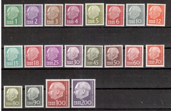 Saarland Michelnummer 380 - 399 postfrisch Saarland Michelnummer 380 - 399 postfrisch