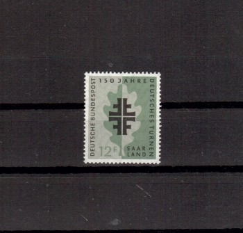 Saarland Michelnummer 437 postfrisch Saarland Michelnummer 437 postfrisch