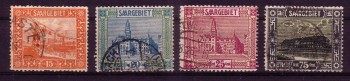 Saargebiet Michelnummer 98 - 101 gestempelt Saargebiet Michelnummer 98 - 101 gestempelt
