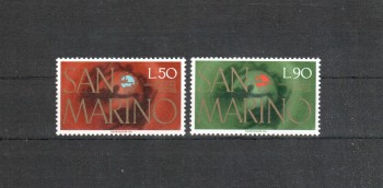 San Marino Michelnummer 1075 - 1076 postfrisch 