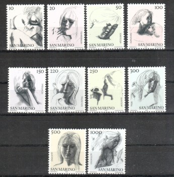 San Marino Michelnummer 1105 - 1114 postfrisch 