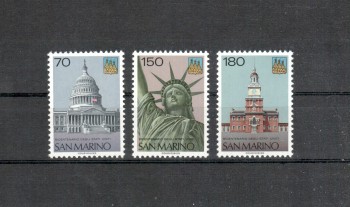 San Marino Michelnummer 1115 - 1117 postfrisch 