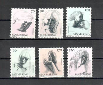 San Marino Michelnummer 1133 - 1138 postfrisch 