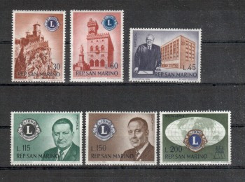 San Marino Michelnummer 659 - 664 postfrisch 