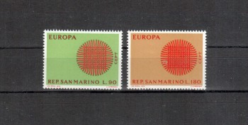 San Marino Michelnummer 955 - 956 postfrisch 
