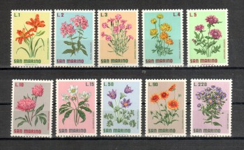 San Marino Michelnummer 984 - 993 postfrisch 